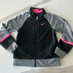 Girl’s Nike track zip up trainer jacket sz 6